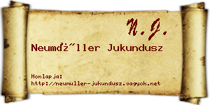 Neumüller Jukundusz névjegykártya